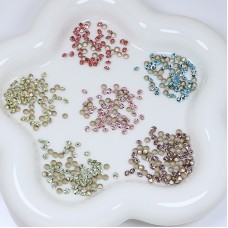 DZ 3051 4mm round shape crystal fancy stone k9 crystal rhinestone for nail art